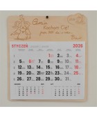 Kalendarz dla par na walentynki