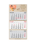 Kalendarz trójdzielny dla BABCI I DZIADKA 2