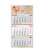 Kalendarz trójdzielny dla BABCI I DZIADKA NA ROCZNICE